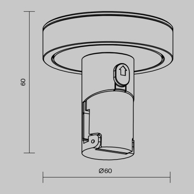 Комплектующие для трековой системы Technical TRA200C-B-11B