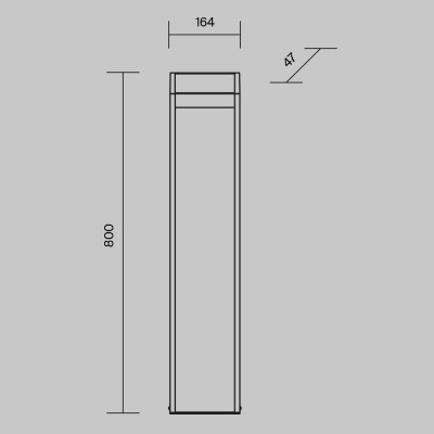 Ландшафтный светильник  Maytoni Outdoor Sten O444FL-L13GF3K2