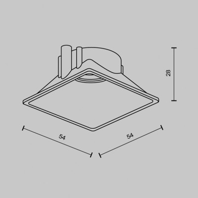 Аксессуар Technical Ring8-10W-SQ-W