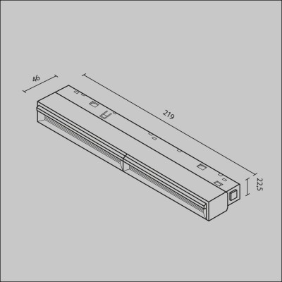 Трековый светильник Technical TR106-2-12W3K-W