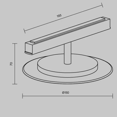 Трековый светильник Technical TR107-4-5W-DS-BS