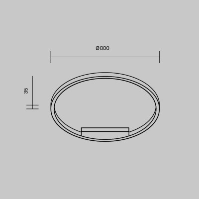 Потолочный светильник Maytoni Rim MOD058CL-L50BSK