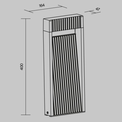 Ландшафтный светильник  Maytoni Outdoor Sten O444FL-L13GF3K