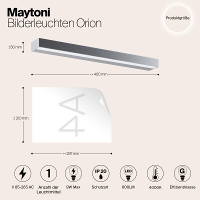 Подсветка Maytoni Orion MIR011WL-L9S4K