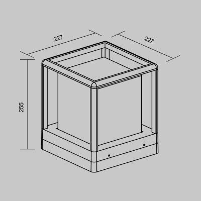 Ландшафтный светильник  Maytoni Outdoor Trim O455FL-01GF