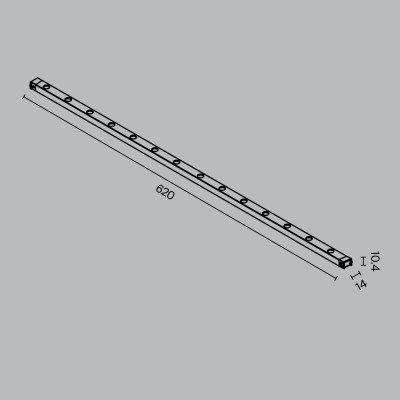 Трековый светильник Technical TR174-1-24WTW-M-B